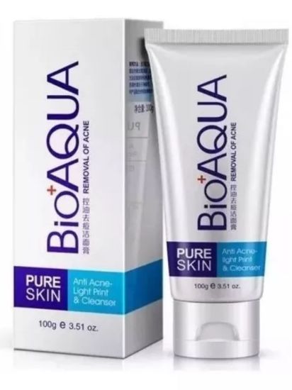 Imagen de Limpiador Facial Bioaqua Elimina Acné Piel Grasosa Aloe Vera