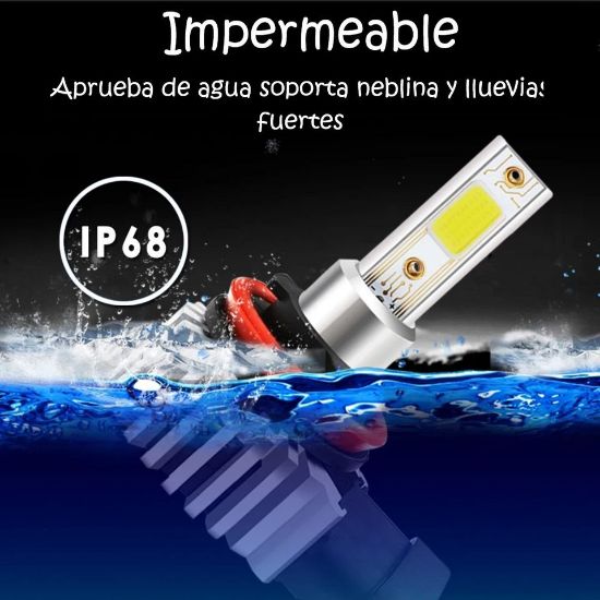 Imagen de Faro bombillas led foco sonic Chevrolet delantero 60W 12000LM luz blanca antiniebla coche H11 H8 H9