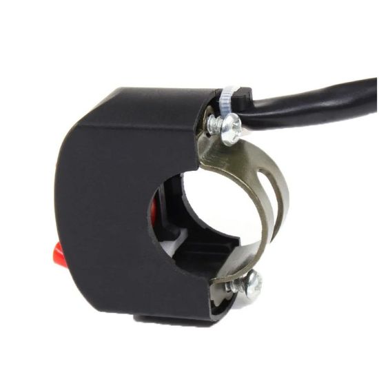Imagen de Botón Interruptor intermitente Universal manillar motocicleta luz Moto encendido apagado 12V 10A