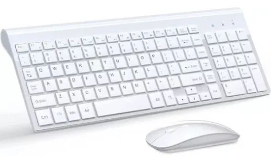 Imagen de Set Teclado Y Mouse Inalambricos Usb Bluetooth