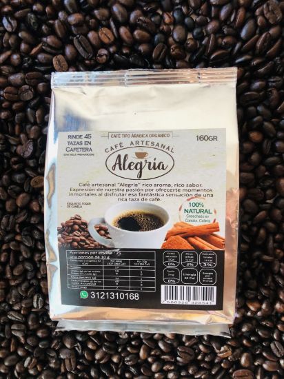 Imagen de CAFE ALEGRIA 160GR CANELA