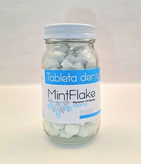 Imagen de Tabletas dentales de menta 90gr