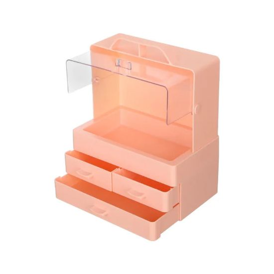 Imagen de Organizador de cosméticos rosa 