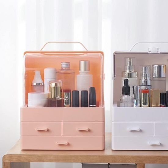 Imagen de Organizador de cosméticos rosa 