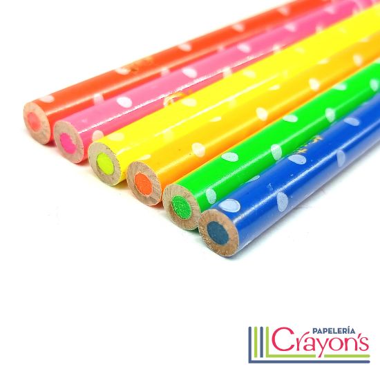 Imagen de Colores Kiut Neon 6 piezas