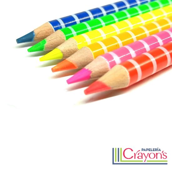Imagen de Colores Kiut Neon 6 piezas