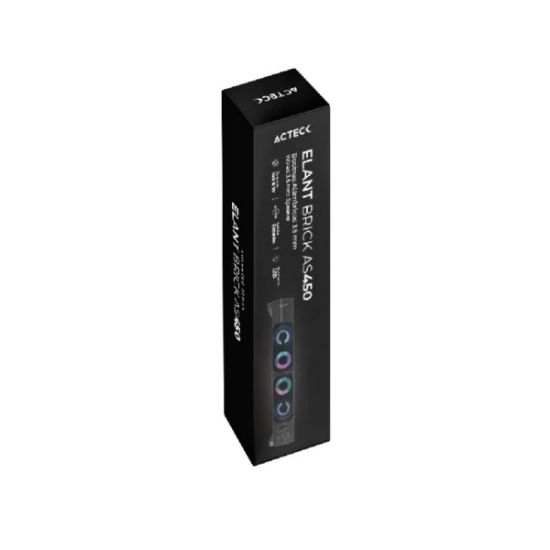 Imagen de Acteck Bocinas Elant Brick, Alámbrico, 3W RMS, 3.5mm, Negro
