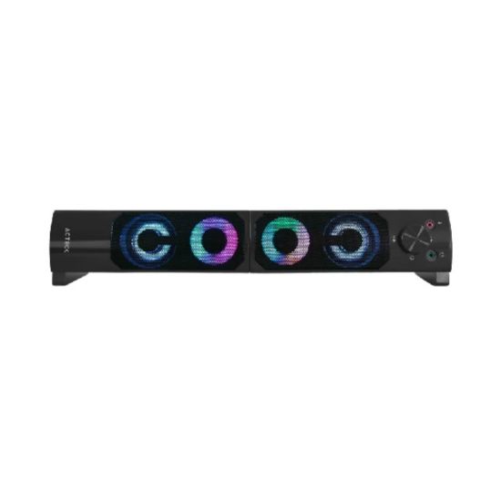 Imagen de Acteck Bocinas Elant Brick, Alámbrico, 3W RMS, 3.5mm, Negro