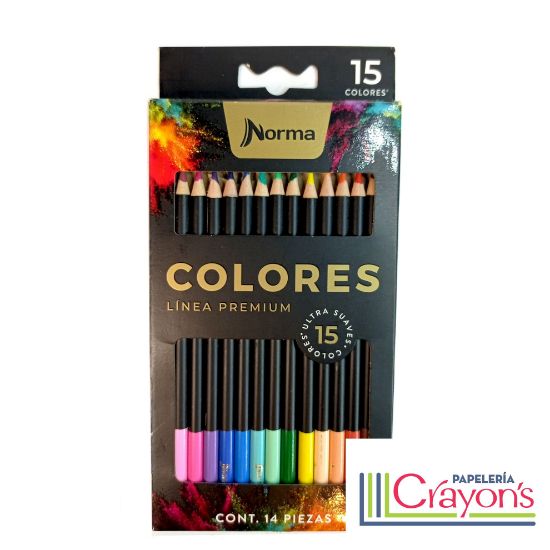 Imagen de Colores Norma Premium 15 Piezas