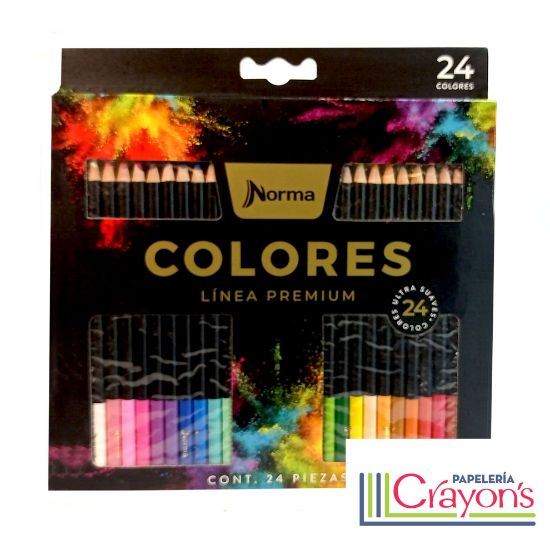 Imagen de Colores Norma Premium 24 Piezas