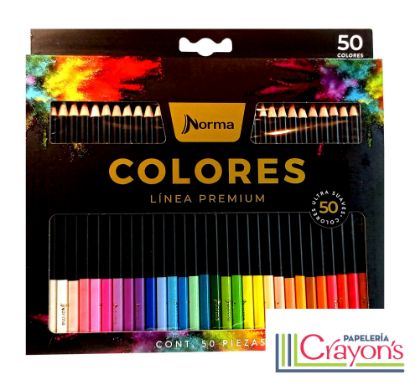 Imagen de Colores Norma Premium 50 Piezas