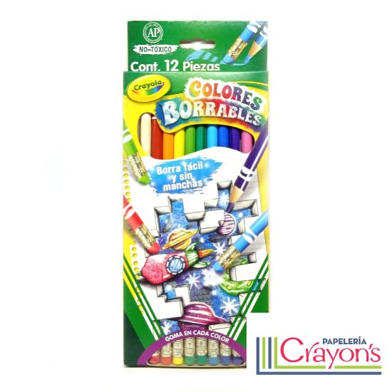 Imagen de Colores Crayola Borrables 12 piezas
