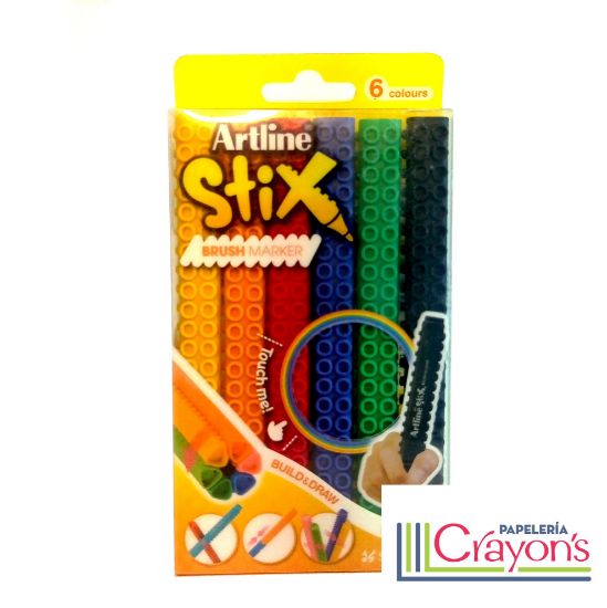 Imagen de Marcador Artline Stix 6 piezas