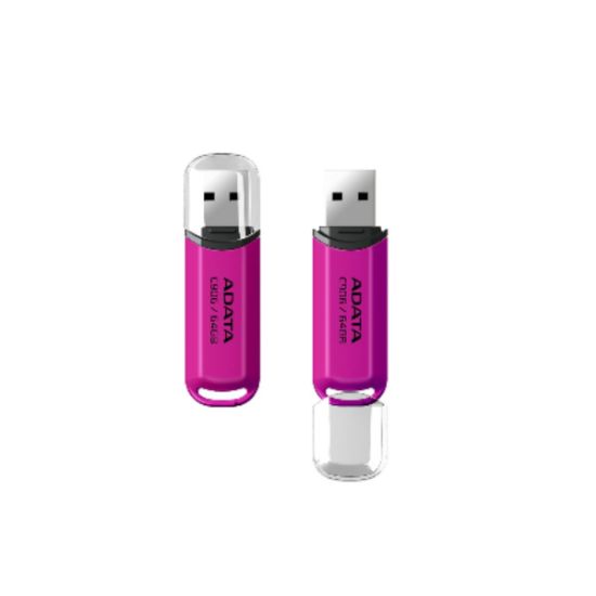 Imagen de Memoria USB Adata C906, 64GB, USB 2.0, Rosa