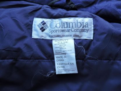 Imagen de Chamarra Columbia Talla Grande Mujer Doblevista Negro Morado