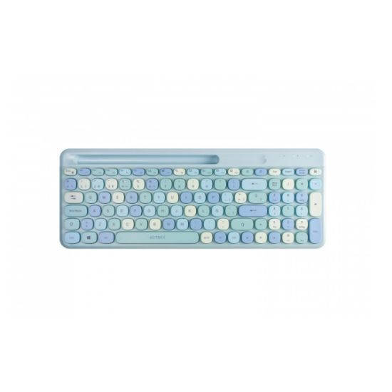 Imagen de Kit de Teclado y Mouse Acteck Creator Chic Colors MK470, Inalámbrico, USB, Azul (Español)