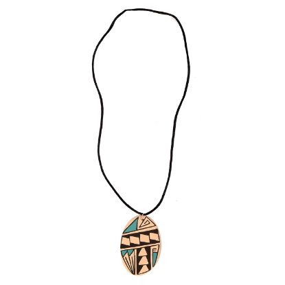 Imagen de Dije de barro decorado