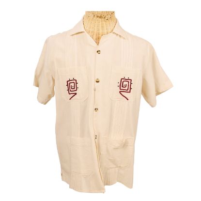 Imagen de Camisa de manta bordado a mano