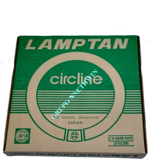 Imagen de 4 Lámparas De Repuesto Circular Lamptan, 22w T9, Blanco Cálido,  De 21 cm. De ⌀