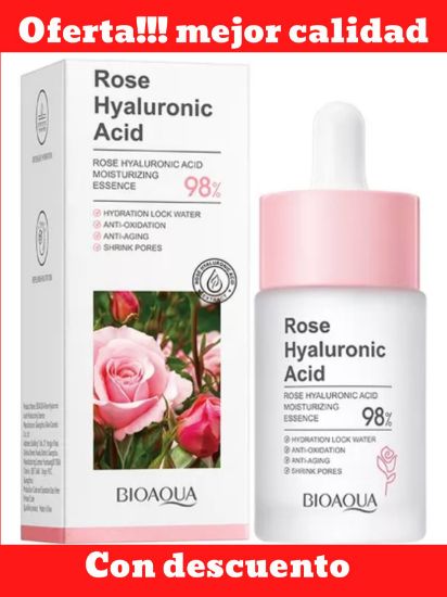 Imagen de Sérum BIOAQUA de Ácido Hialurónico con Extracto de Rosas 98%