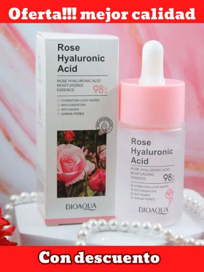Imagen de Sérum BIOAQUA de Ácido Hialurónico con Extracto de Rosas 98%