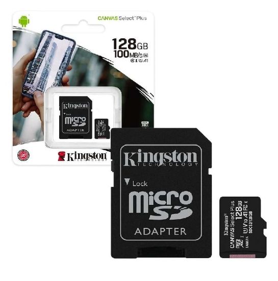 Imagen de MICRO SD 128GB CLASE 10 SDCS2 CELULAR PC MAC LAPTOP CAMARA DEPORTIVA DRONE ALMACENAMI SDCS2/128GB
