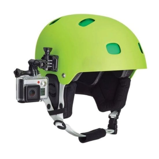 Imagen de Kit Adaptador Cámara Base Pegatina Bici Moto montaje lateral adhesivo curvo casco GoPro accesorios