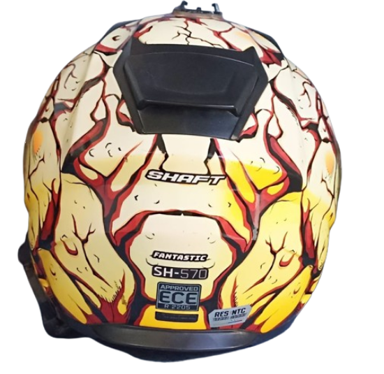 Imagen de Casco Shaft integral Fantastic con gafas UV mica trasparente mica anti empañamiento pinlock soporte