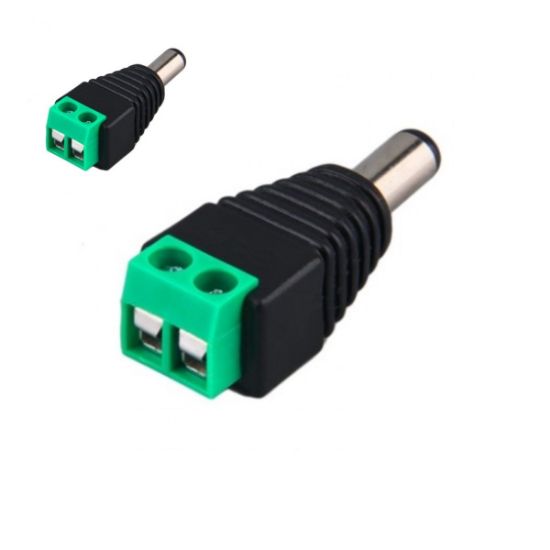 Imagen de ADAPTADOR TIPO JACK BROBOTIX 170144 Plug Vcd Macho Negro Cobre