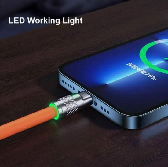 Imagen de Cable de Datos USB 3 en 1 Carga Super Rápida Aleación de Zinc Cargador iPhone Samsung Huawei Xiaomi