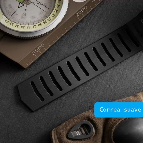 Imagen de Reloj deportivo militar rojo pulsera digital prueba golpes cuenta atrás resistente agua táctico