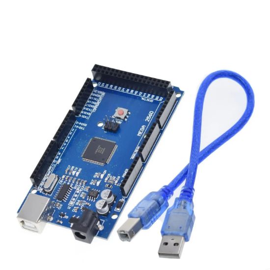Imagen de Tarjeta Microcontrolador Mega 2560 R3 Chip CH340G Compatible Con Arduino
