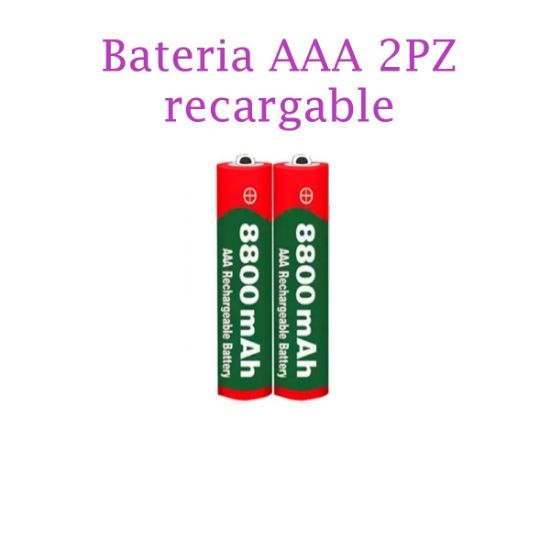 Imagen de Batería recargable alcalina pila 1,5 V 8800 MAh AAA electrónicos gamer control juego lampara teclad