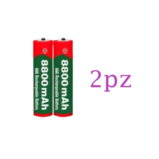 Imagen de Batería recargable alcalina pila 1,5 V 8800 MAh AAA electrónicos gamer control juego lampara teclad