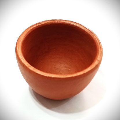 Imagen de Vaso mezcalero de barro bruñido Colima