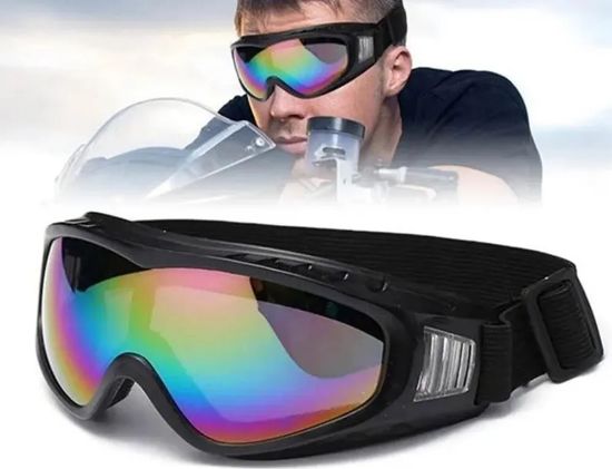 Imagen de Gafas polarizadas deportivas de ciclismo protectoras de UV,  antideslumbrantes, a prueba de viento y polvo.