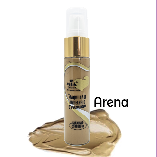 Imagen de Maquillaje Facial Cremoso Indeleble Acabado Mate Mia Terra Cosmetics