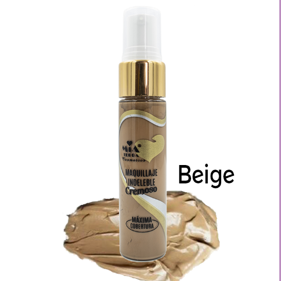 Imagen de Maquillaje Facial Cremoso Indeleble Acabado Mate Mia Terra Cosmetics