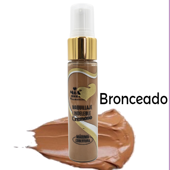 Imagen de Maquillaje Facial Cremoso Indeleble Acabado Mate Mia Terra Cosmetics
