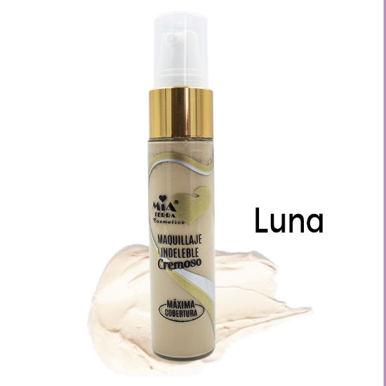 Imagen de Maquillaje Facial Cremoso Indeleble Acabado Mate Mia Terra Cosmetics