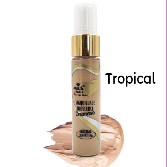 Imagen de Maquillaje Facial Cremoso Indeleble Acabado Mate Mia Terra Cosmetics