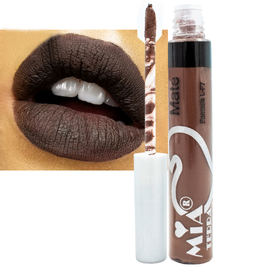 Imagen de Labial Indeleble Mate Cafes Mia Terra Cosmetics