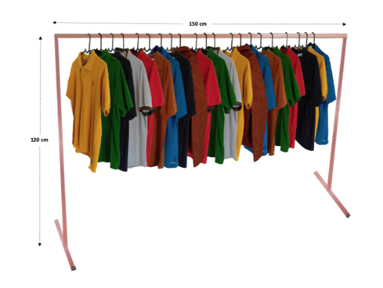 Imagen de Rack Para Ropa Desarmable 1.20 metros De Alto