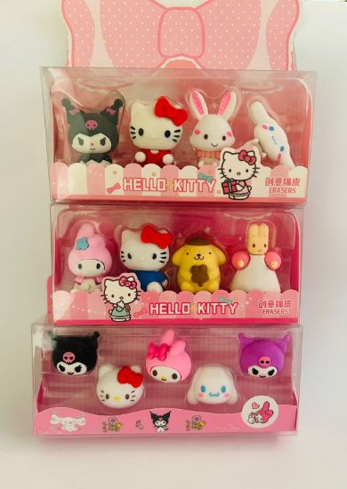 Imagen de TRES PAQUETES DE GOMAS SANRIO