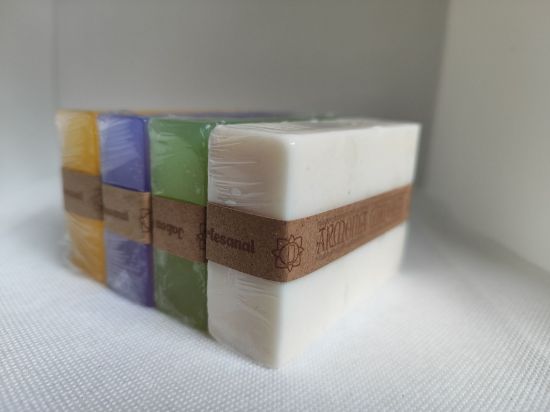 Imagen de Paquete de 4 Jabones artesanales de 90 gr