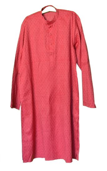Imagen de Camisa Larga Tipo Árabe Talla L O Xl Hombre Rojo Larga