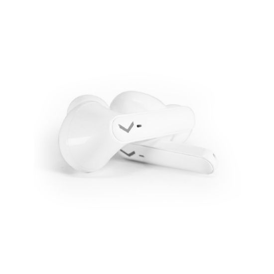 Imagen de Backdrop Audífonos Intrauriculares con Micrófono TWS-3B, Inalámbrico, Bluetooth, Blanco