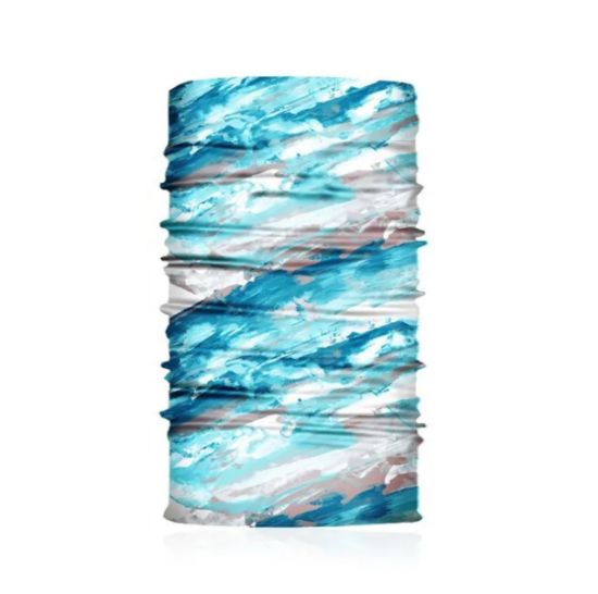 Imagen de Bufanda Tubular Buff bandana moto Ciclismo sin costuras cubre bocas deportes azul cielo blanco gym