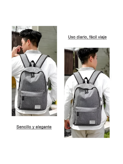 Imagen de Mochila escolar de gran capacidad para niños, nueva bolsa de hombro estilo Ins moderna