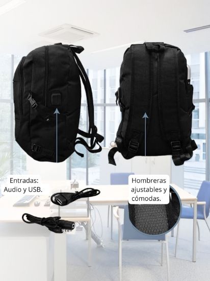 Imagen de Mochila Escolar y Oficina con compartimento para laptop.